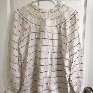 Loft peasant top